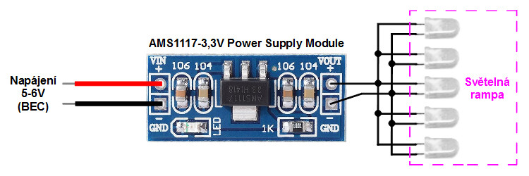 AMS1117-3,3V Power Supply Module