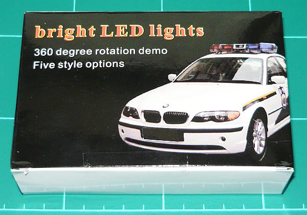 RC Police Car Rotation LED Light