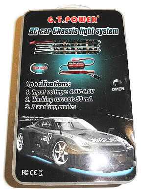 G.T. Power Rc car Chassis light system