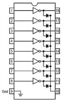 Integrovaný obvod - 8x budič ULN2803A