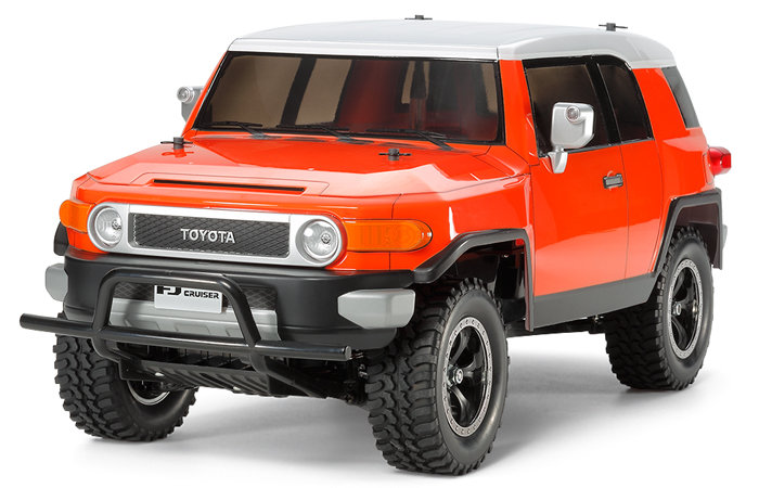 Tamiya Toyota FJ Cruiser Orange Painted Body 84401