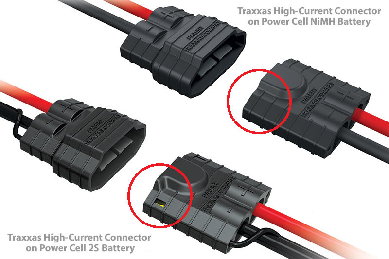 Traxxas High-Current 2nd Gen. Connector - NiMH & 2S LiPo