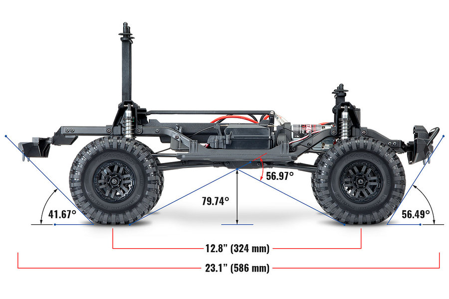 Traxxas TRX-4 1/10 Scale & Trail Crawler chassis