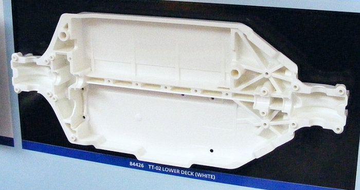 Tamiya TT-02 Lower Deck White (84426)