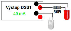 BEL DSS1 zapojení LED