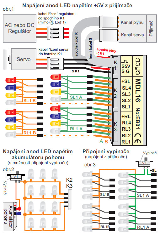 Světelný modul DSYS MDL16
