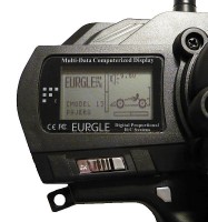 RC vysílačka Eurgle (FlySky GT3) - displej