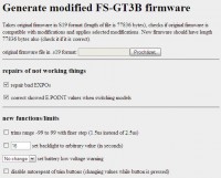 Generátor modifikovaného firmware pro vysílačku GT3B by psx