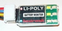 Hextronik LI-POLY monitor - měření 2S