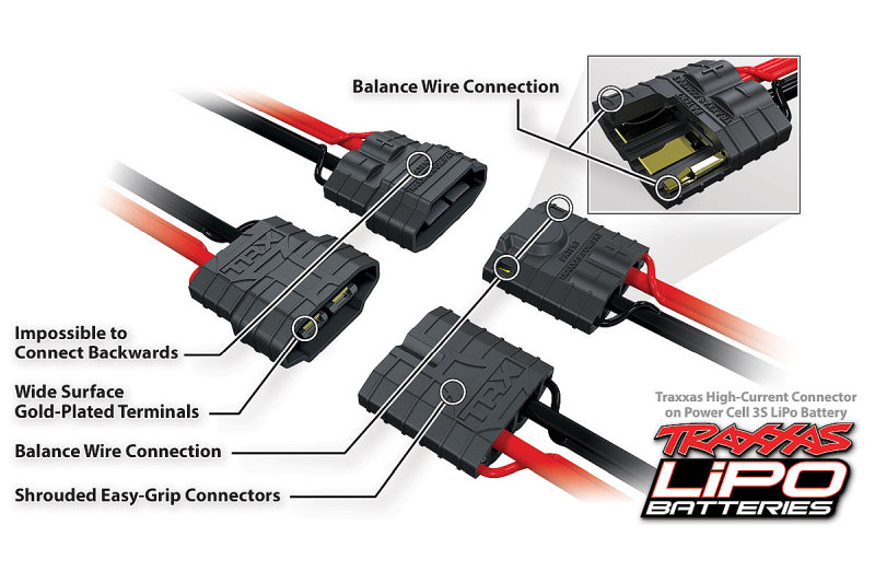 Traxxas High-Current 2nd Generation Connector - 3S LiPo