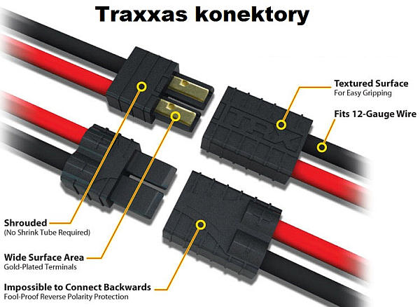 Traxxas konektory